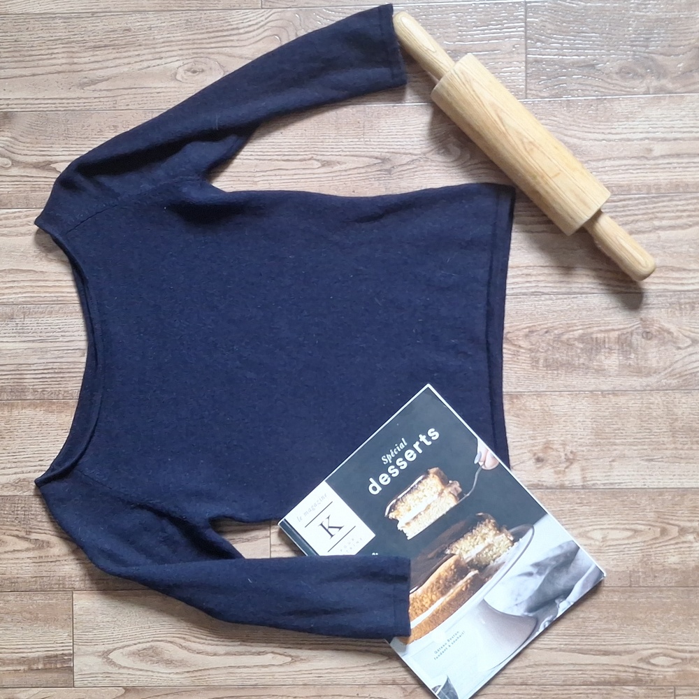 3/4 Sleeve Merino Wool Sweater